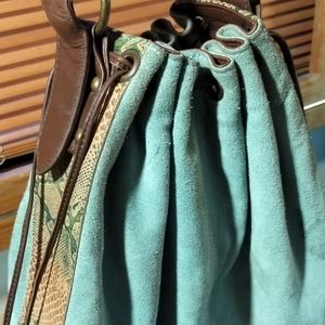 Tasha Polizzi collection Large drawstring leather bag